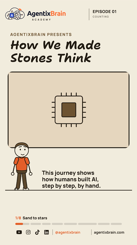 How We Made Stones Think, an AgentixBrain Academy visual series